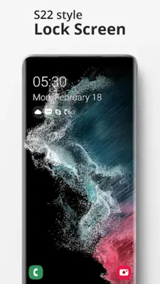 Lock Screen S22 Style android App screenshot 6